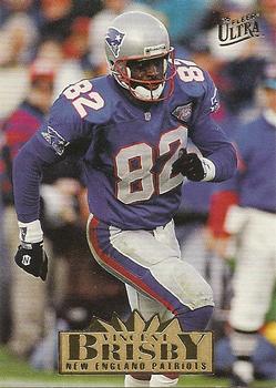 Vincent Brisby New England Patriots 1995 Ultra Fleer NFL #198